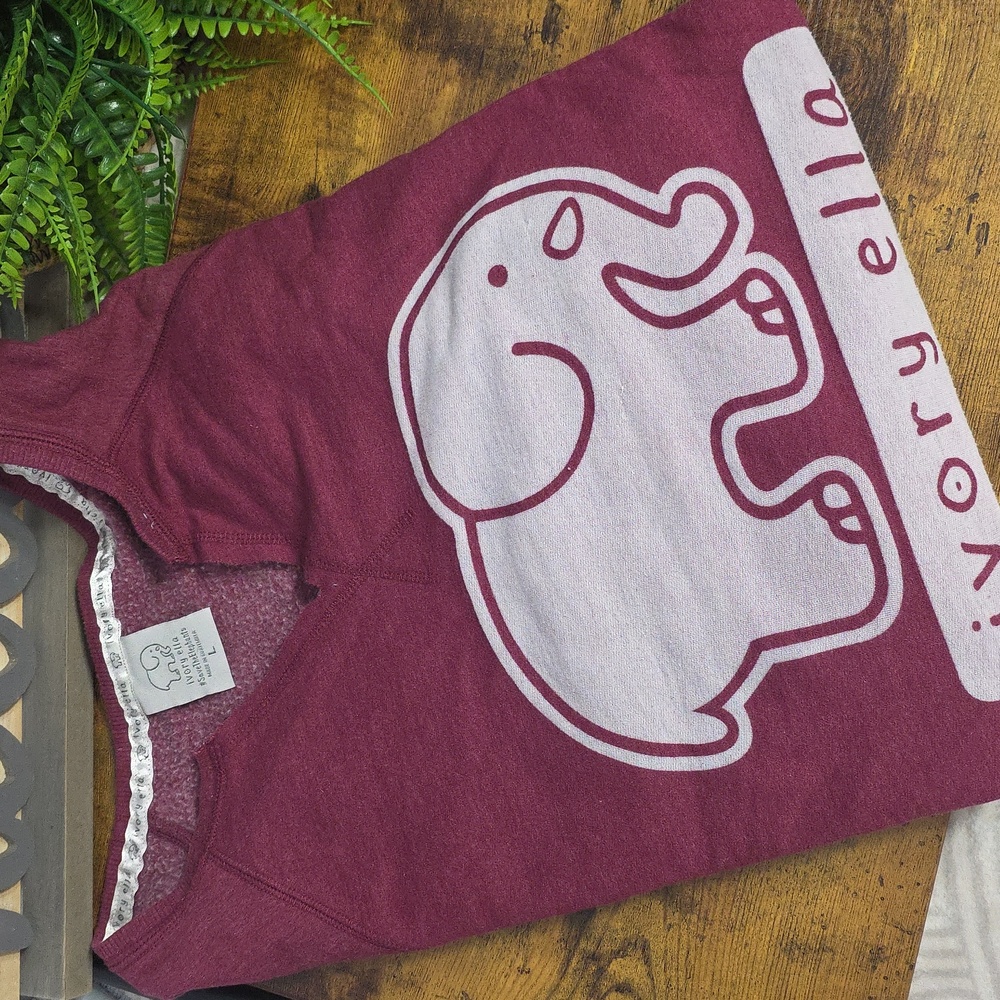 Ivory Ella "Save The Elephants" Graphic Pullover - Picture 3 of 10